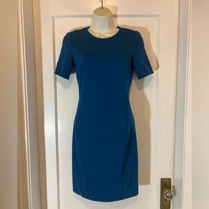 SML Wilfred Teal Blue Midi Dress